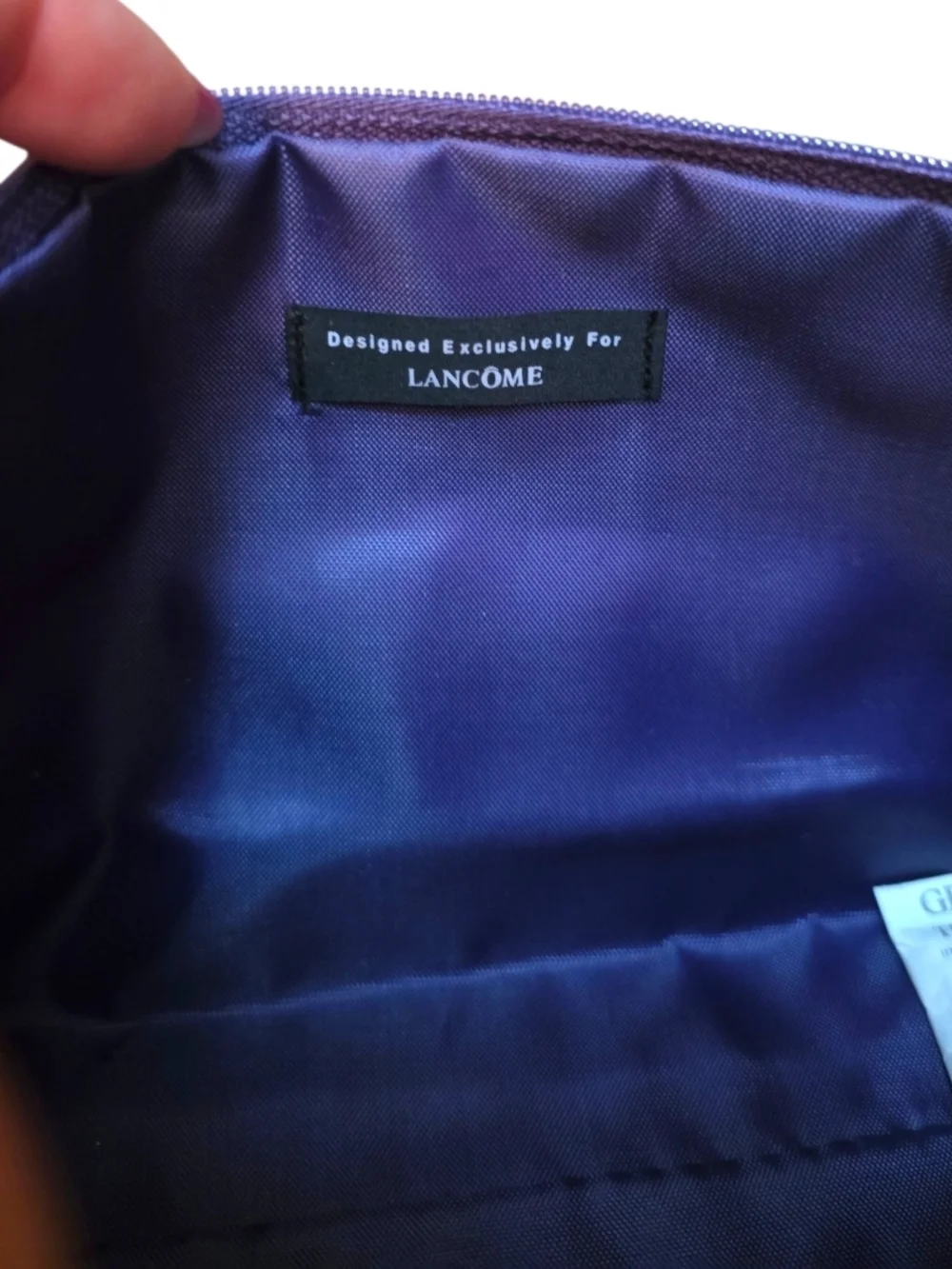 Lancôme Purple Cosmetic Pouch
